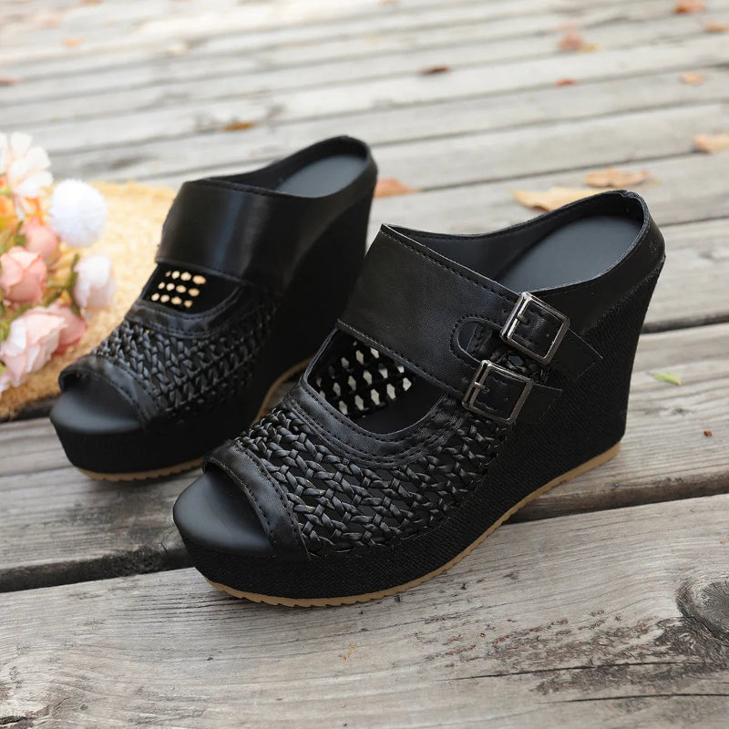 Ariana Wedge Sandals