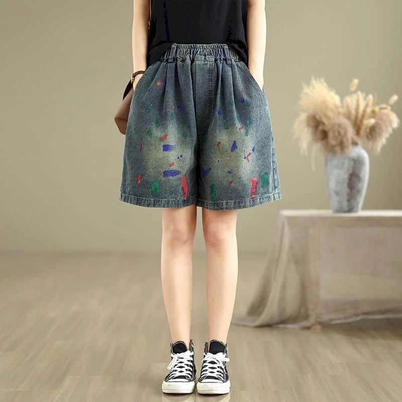 Madeline Wide-Leg Denim Pants