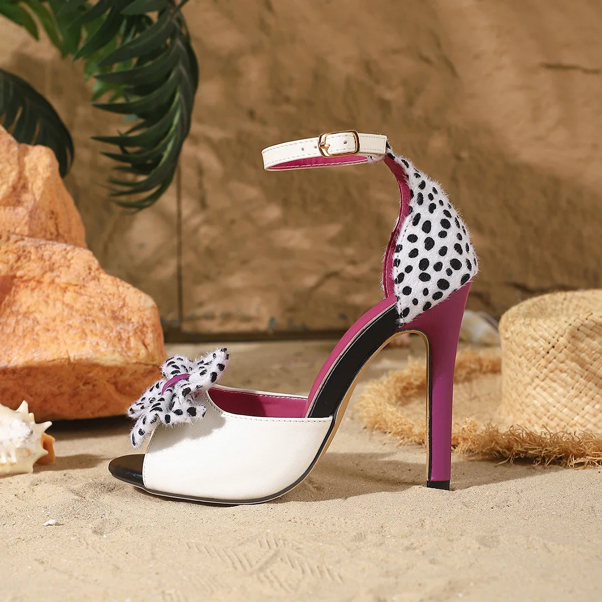 Vivienne Bow Stiletto Sandals
