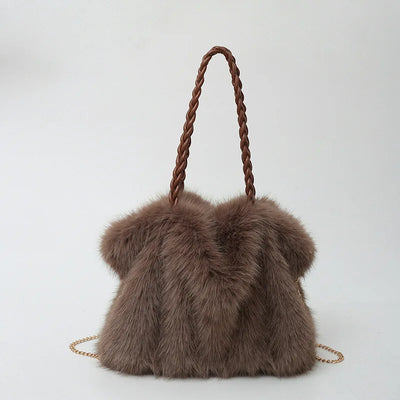 Elena Soft Fur Tote
