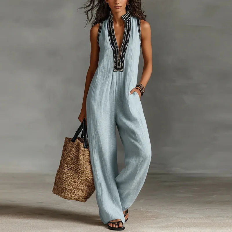 Marbella Linen Jumpsuit
