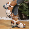 Natalia Crystal Heel Sandals