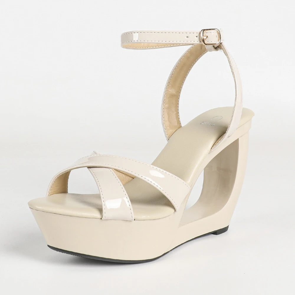 Claire Platform Wedge Sandals