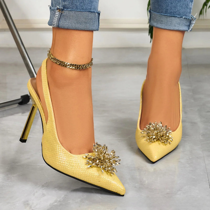 Ysa Pointed Heel Sandals
