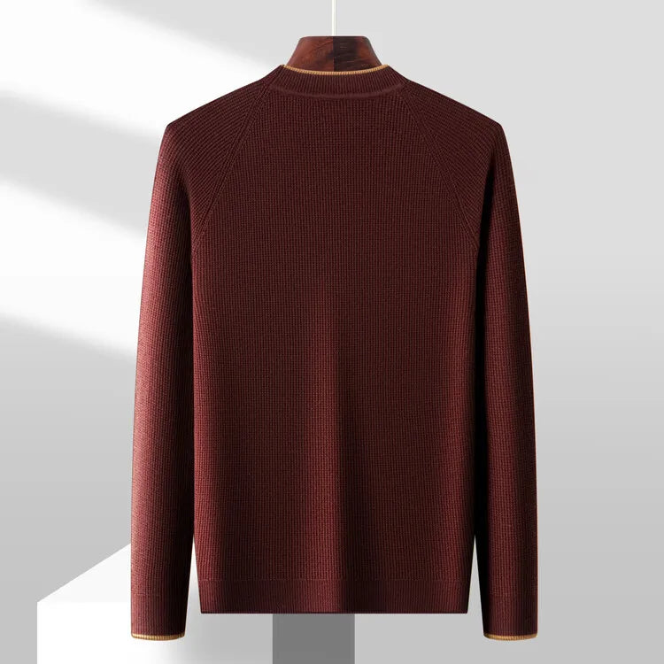 Marco Wool Sweater – Warm Textured Knit Pullover