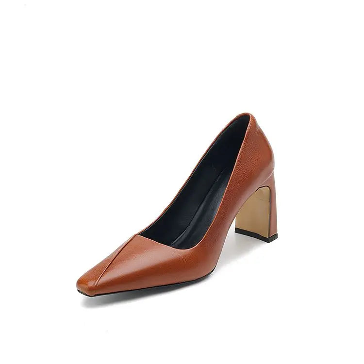 Harper Genuine Leather Pumps