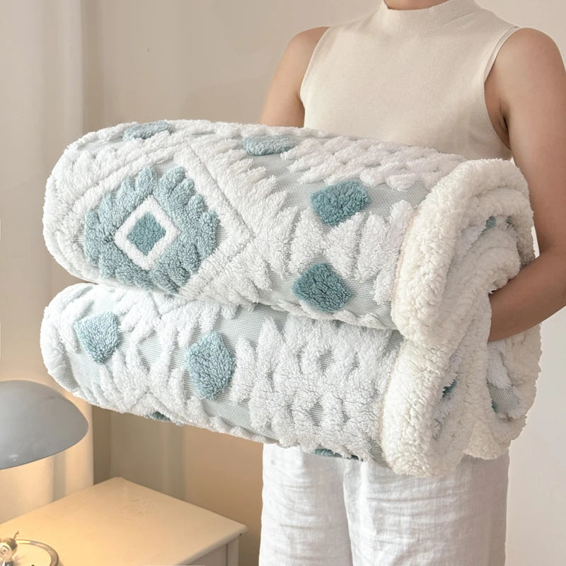 Elena Nordic Textured Blanket