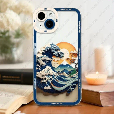Aurora Landscape Art iPhone Case – Soft Protective Cover