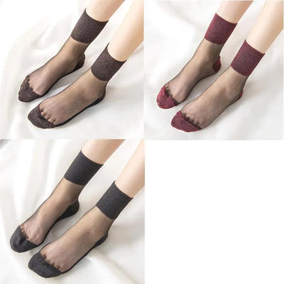 Sheer Spark Socks – Set of 3