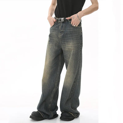 Eli Cotton Baggy Jeans - Men’s Light-Wash Summer Fit