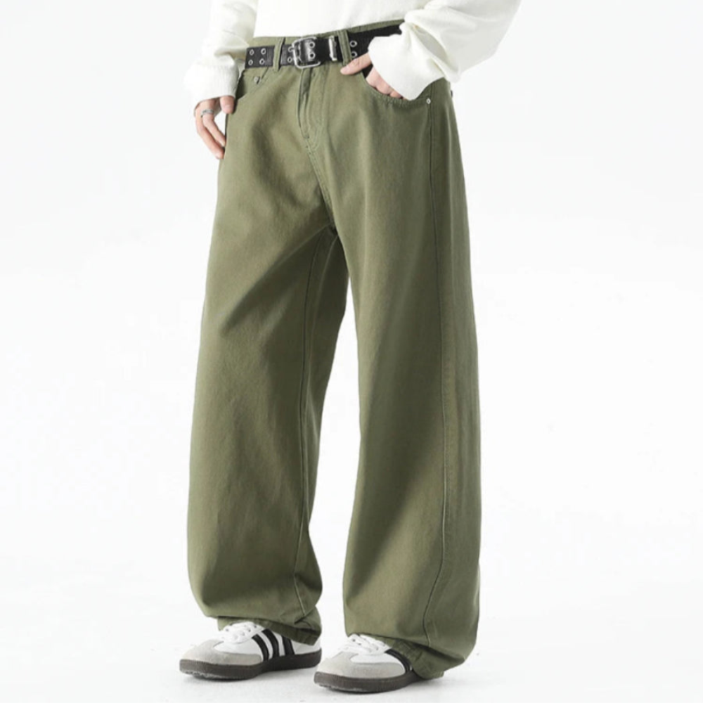 Juno Wide-Leg Cotton Pants
