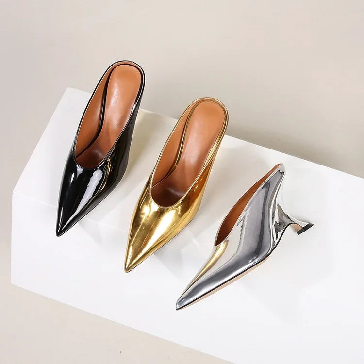 Vera Mirror Mules
