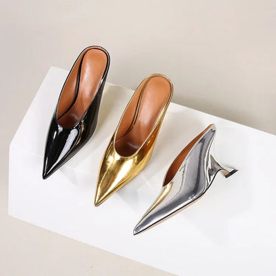 Vera Mirror Mules