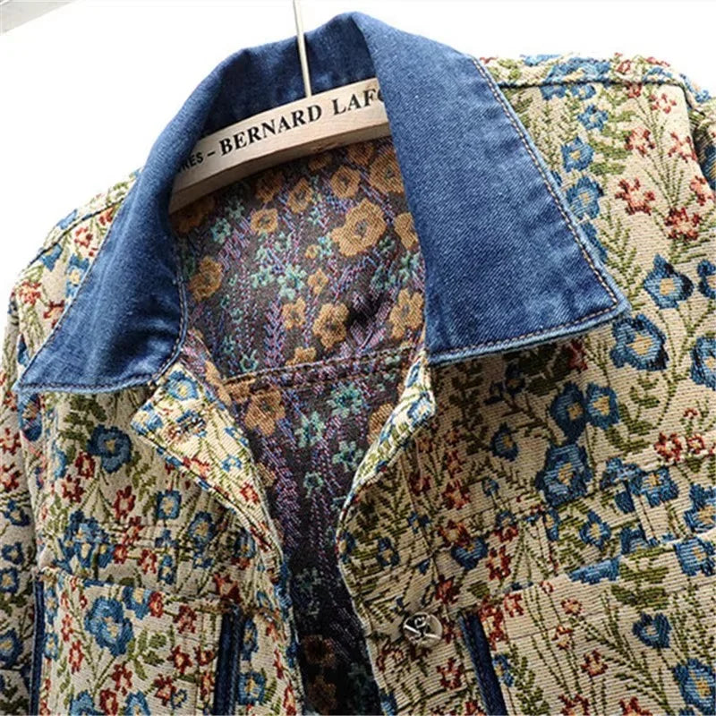 Ivy Jacquard Denim Jacket