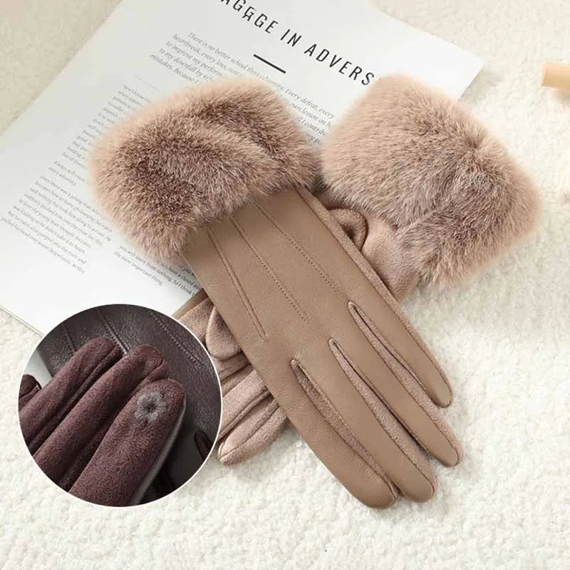 Orsay Leather Winter Gloves