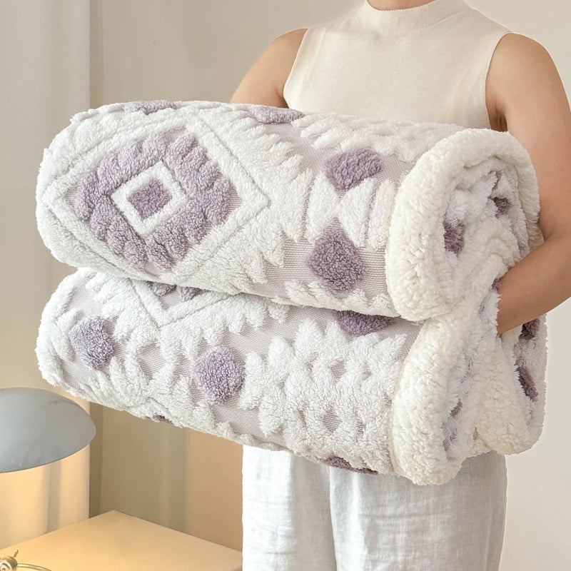 Elena Nordic Textured Blanket