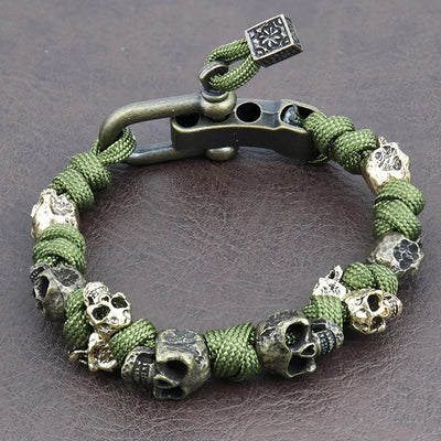 Knox Skull Woven Bracelet