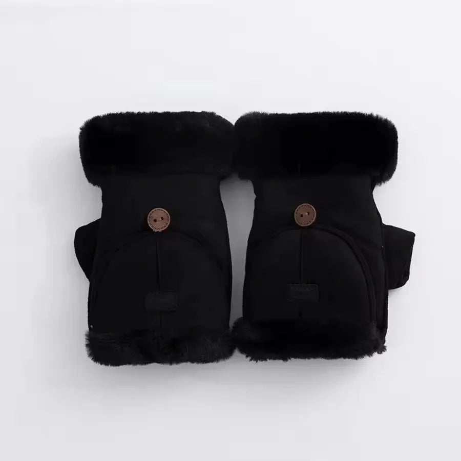 Giulia Suede Windproof Mittens