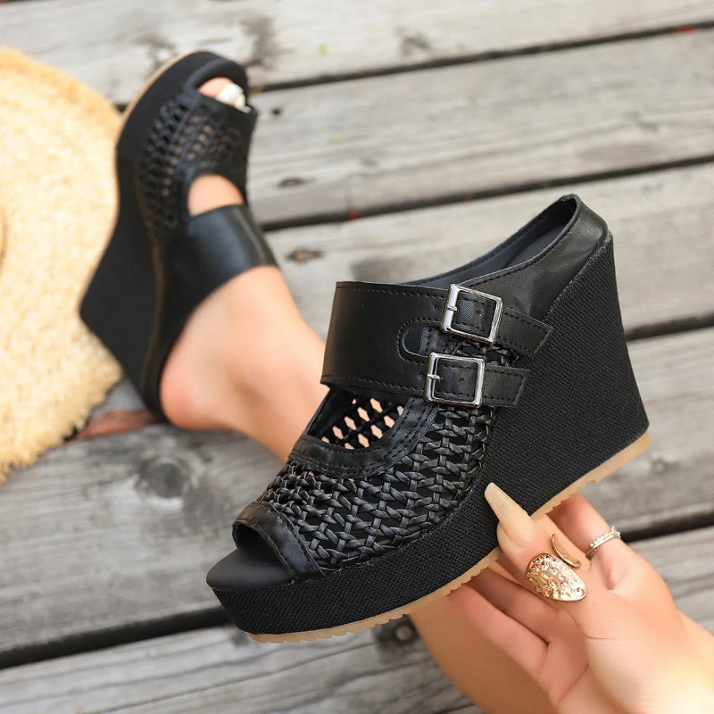 Ariana Wedge Sandals