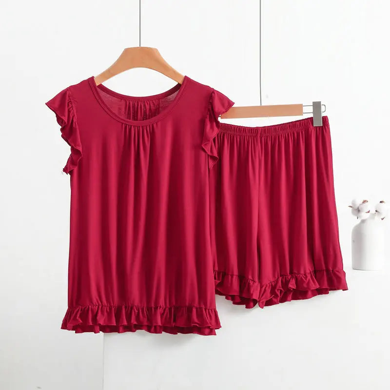 Lily Ruffle Lounge Set