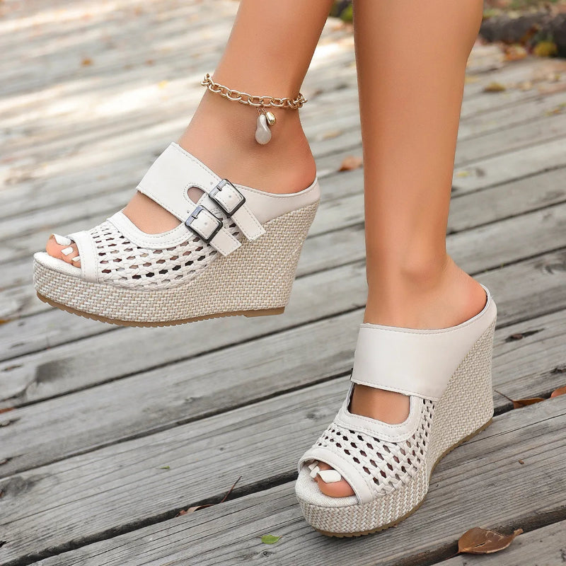 Ariana Wedge Sandals