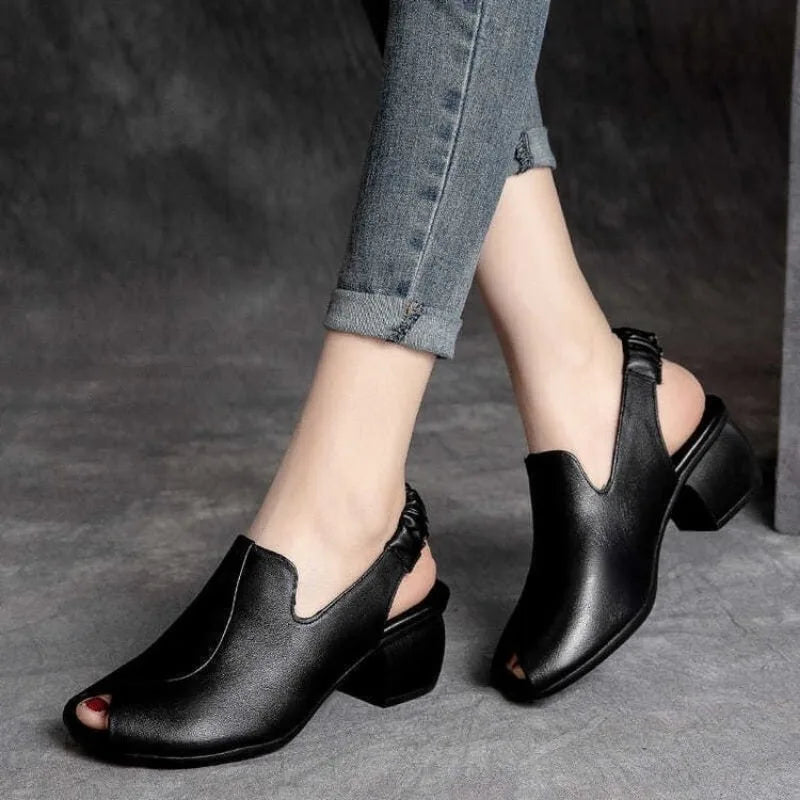 Linda Leather Sandals