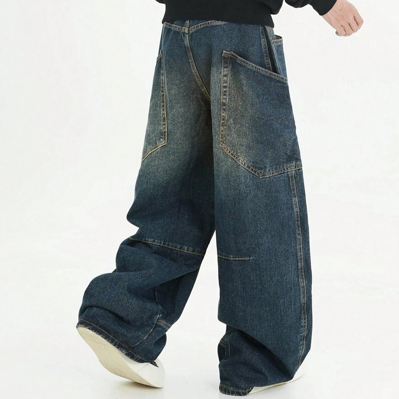 Jace Utility Pocket Baggy Jeans
