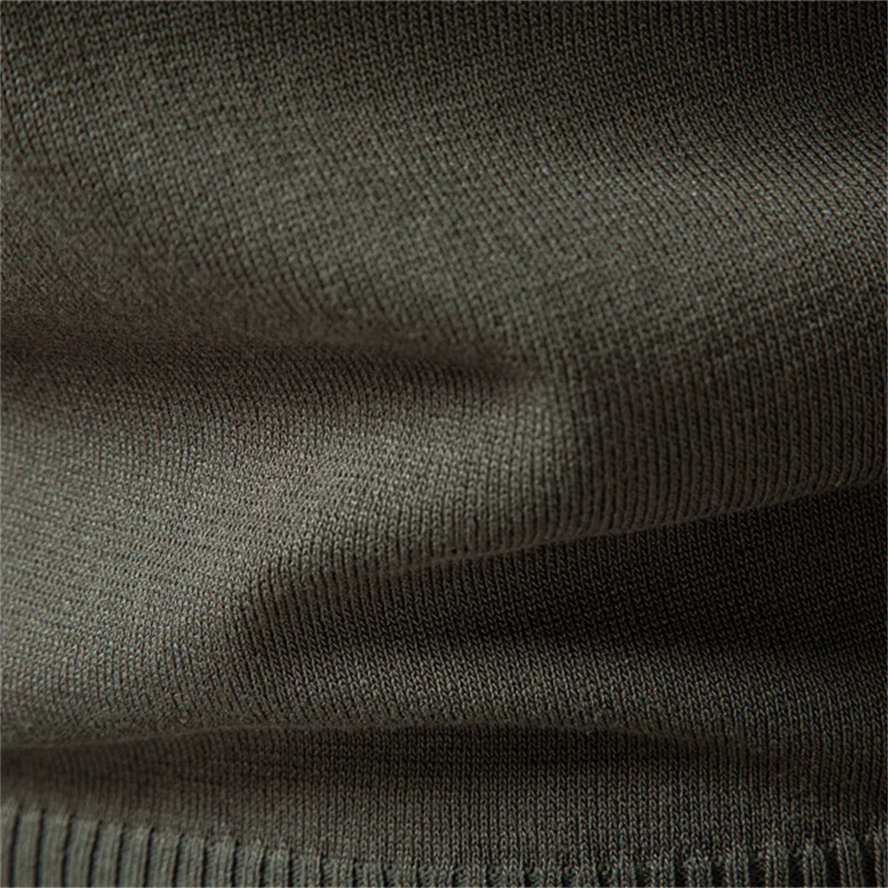 Alessio Zip  Textured Polo