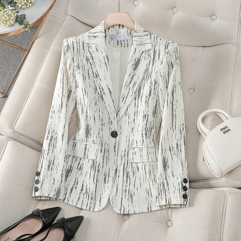 Irene Striped Blazer