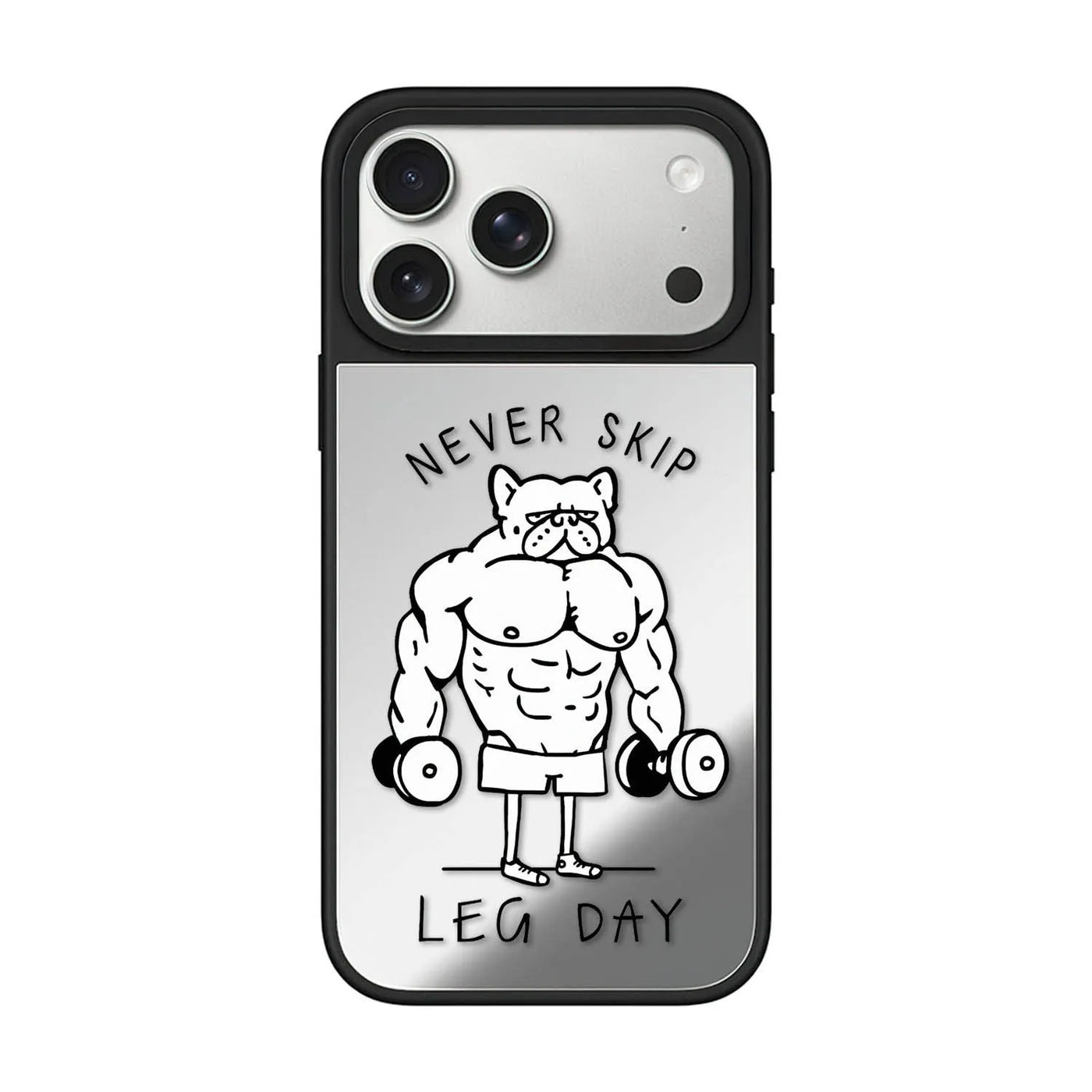 Never Skip Mirror Case – Magnetic Shockproof iPhone Cover