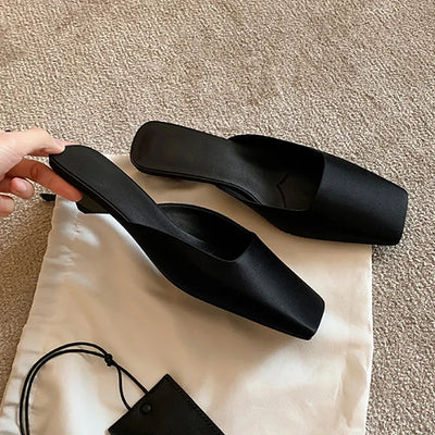 Lisa  Satin Mules