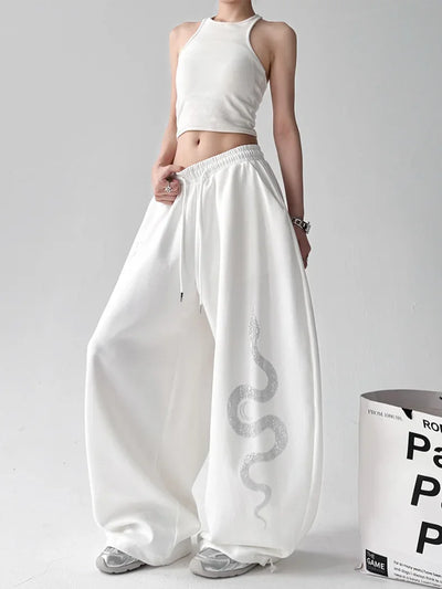 Raven Rhinestone Pants