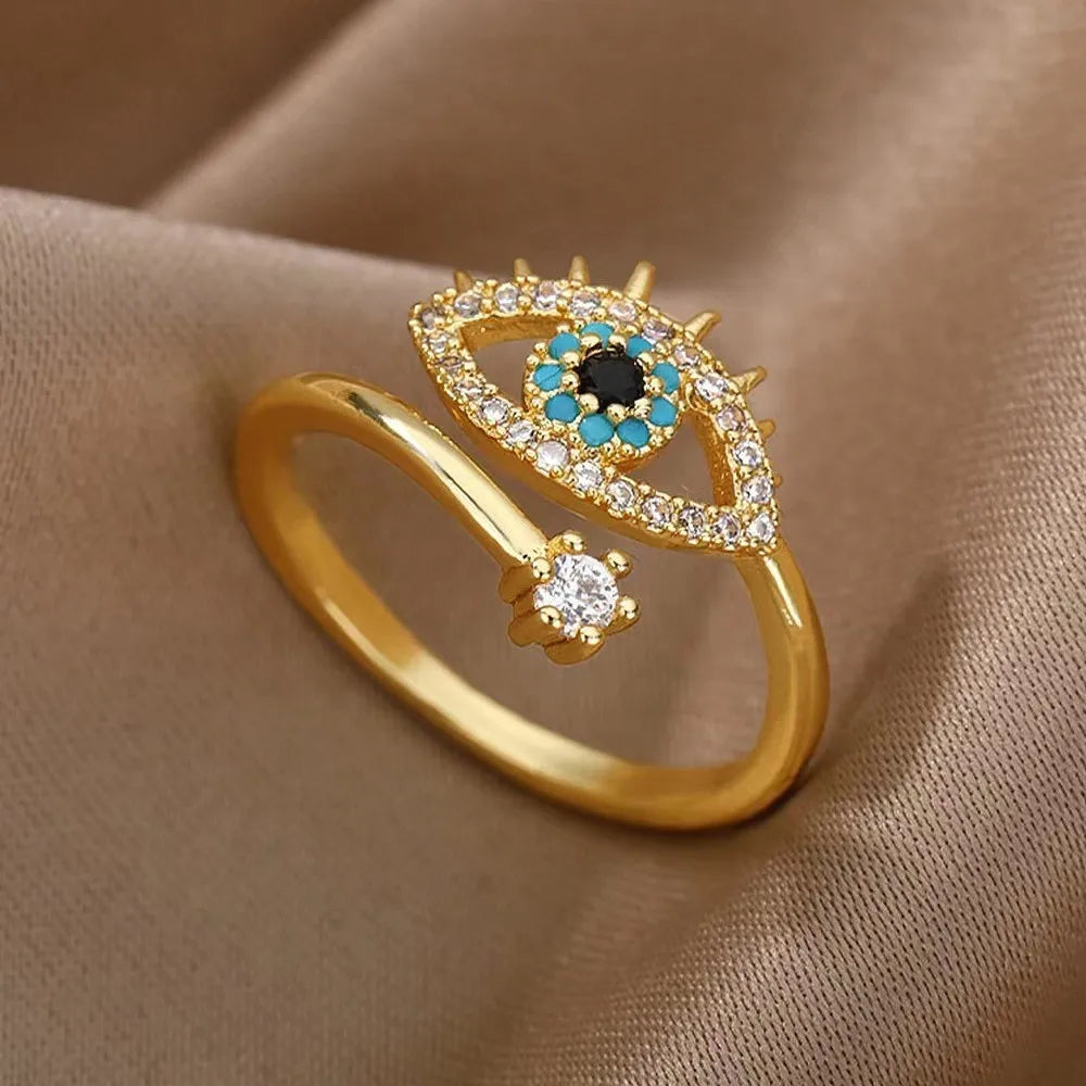 Aurelia Evil Eye Ring