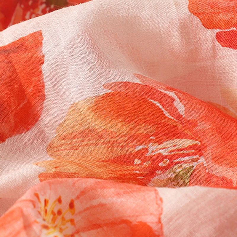 Bloom Linen Print Shirt