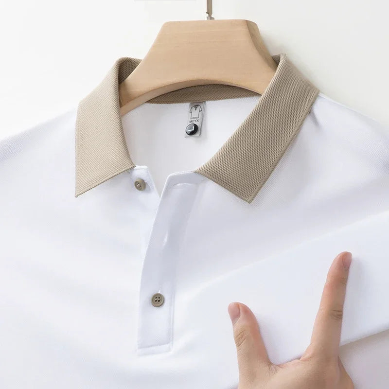 Nolan Contrast Collar Polo