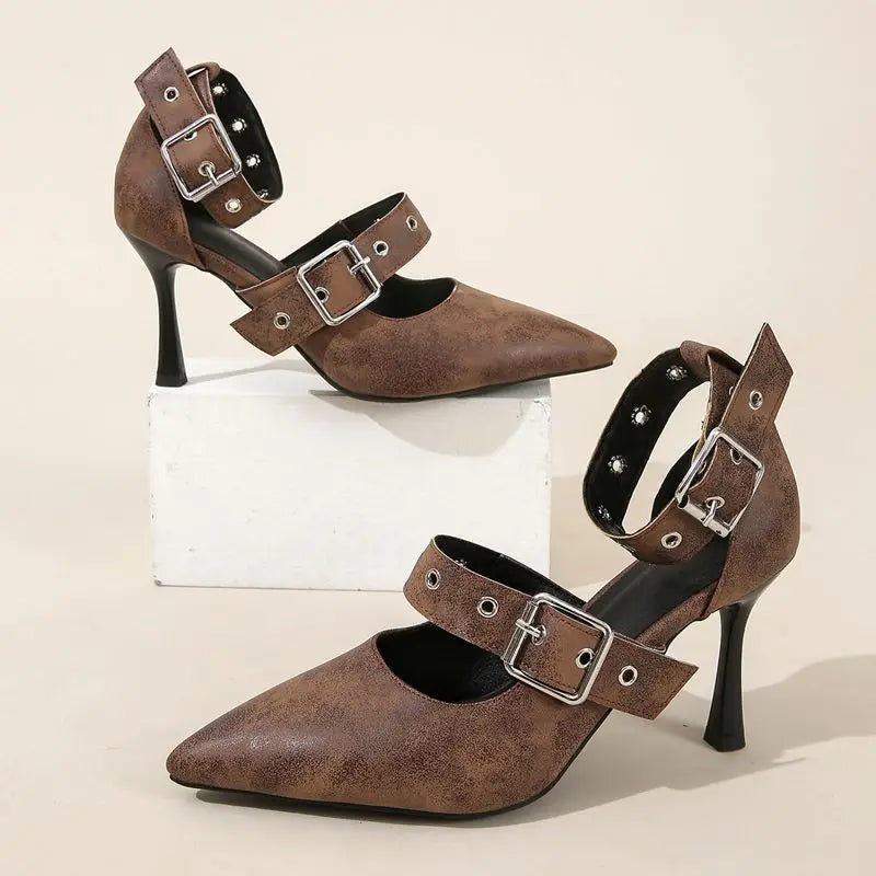 Alessia Strap Heel Stiletto Sandals