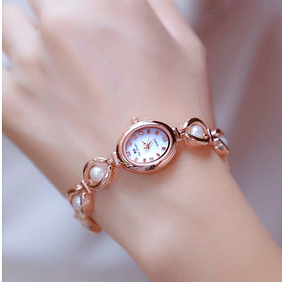 Aika Pearl Oval Watch