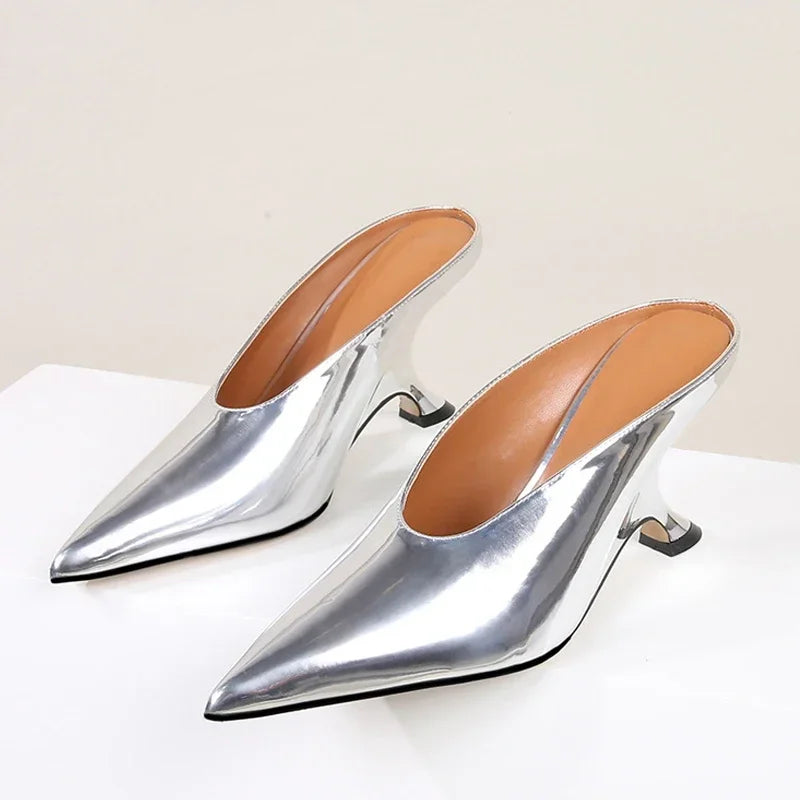 Vera Mirror Mules