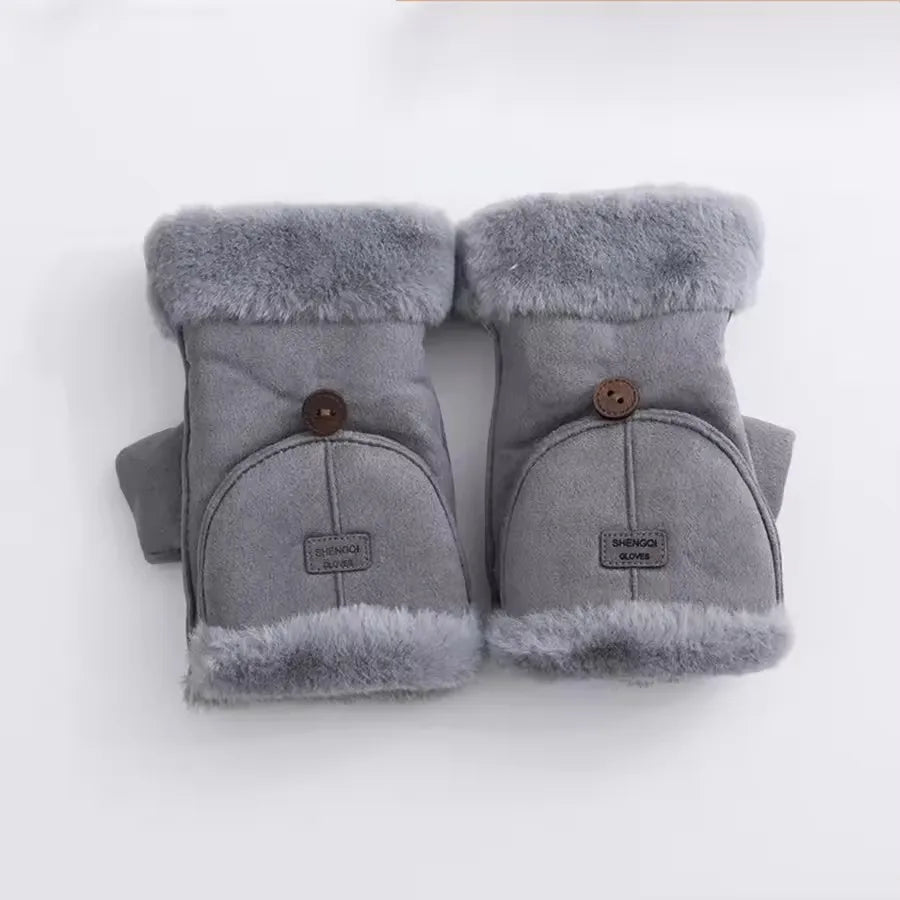 Giulia Suede Windproof Mittens