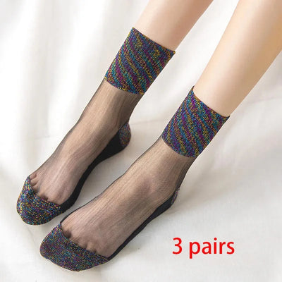 Sheer Spark Socks – Set of 3