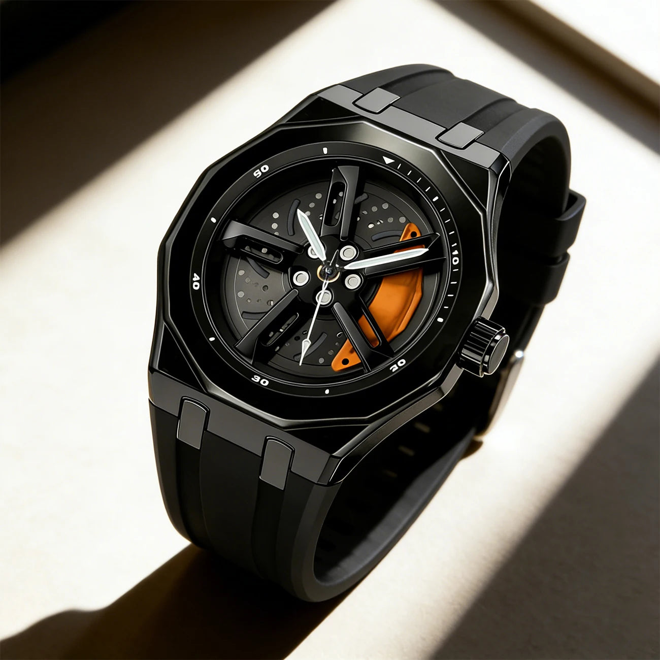 Veloce Wheel Dial Quartz Watch