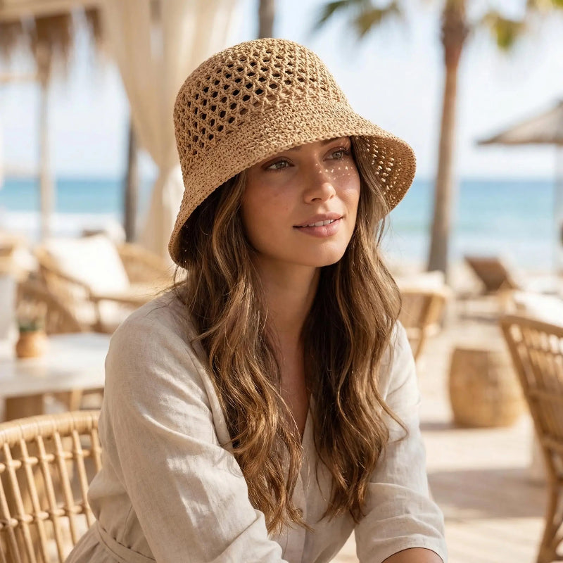 Solara Crochet Bucket Hat