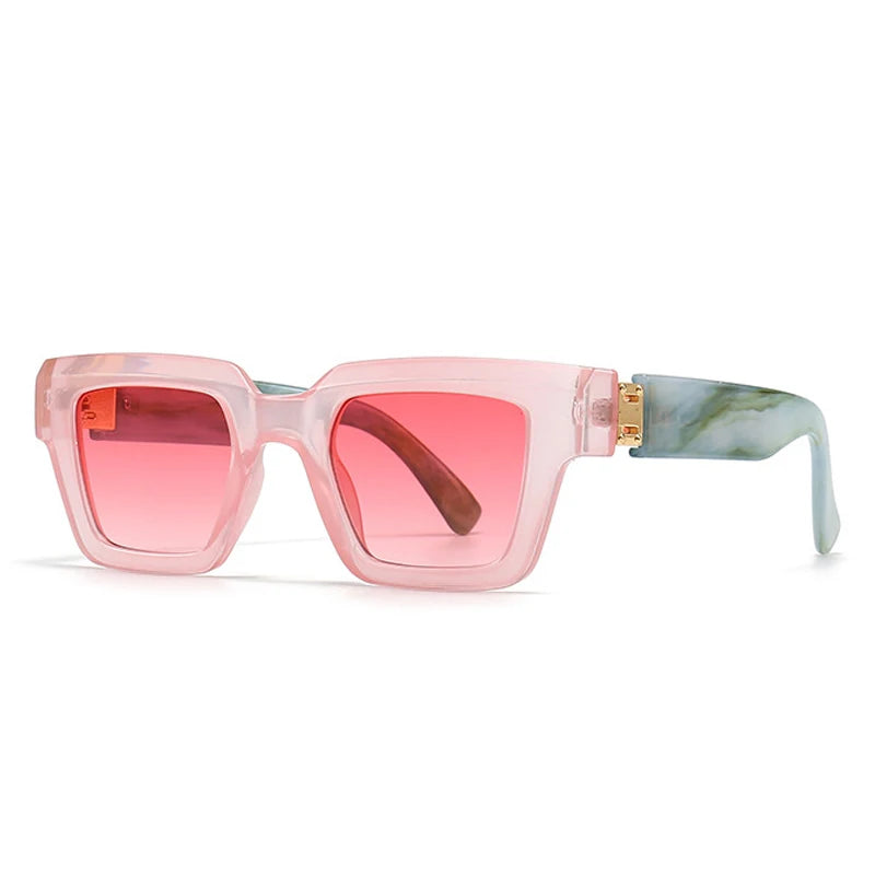 Vera Square Sunglasses – Candy Color Gradient Lenses