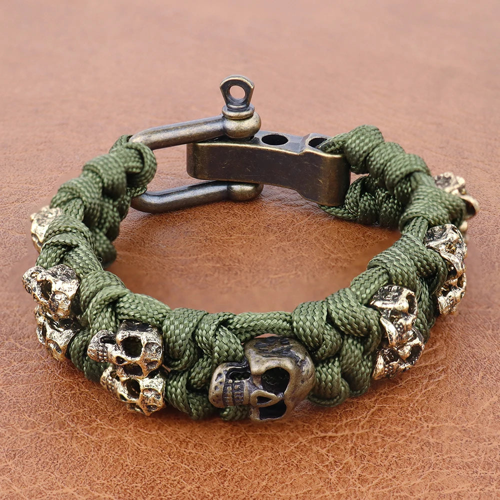Knox Skull Woven Bracelet