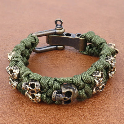 Knox Skull Woven Bracelet