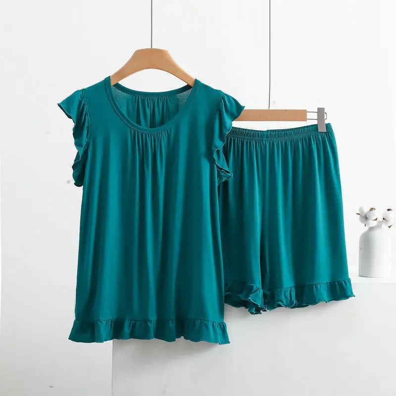 Lily Ruffle Lounge Set