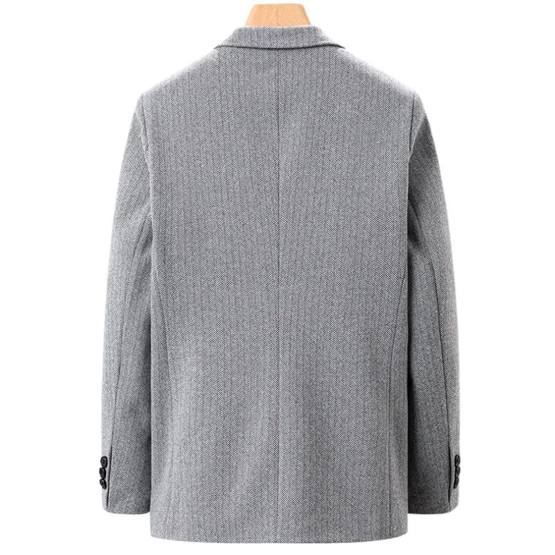 Grant Herringbone Wool-Blend Jacket