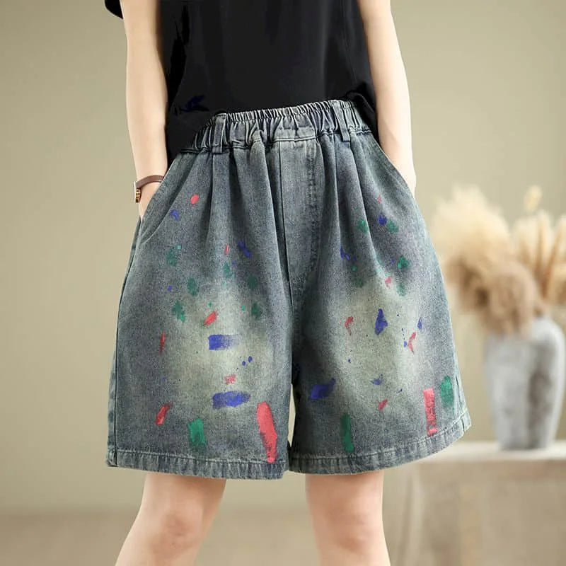 Madeline Wide-Leg Denim Pants