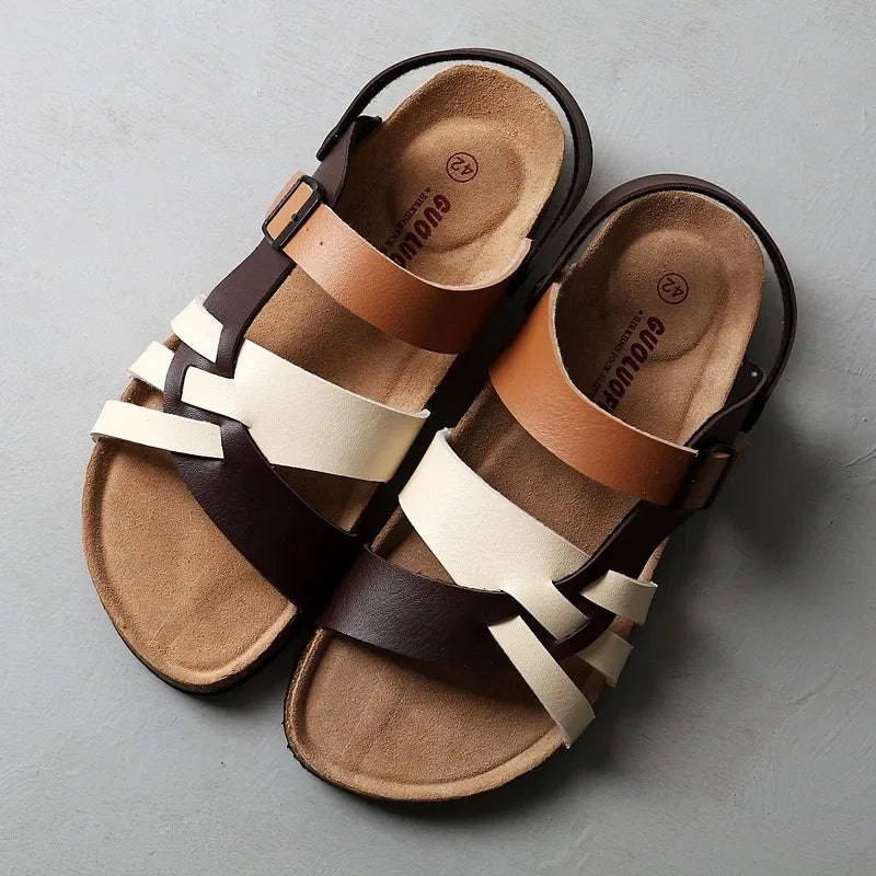 Sophia Cork Orthopedic Sandals – Women’s Dual-Wear Slip-Ons