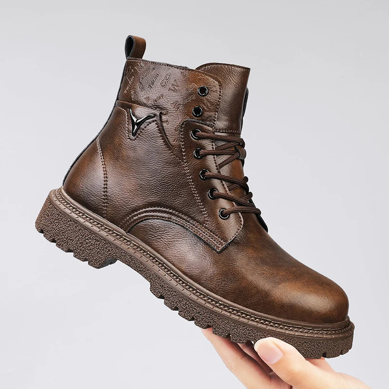 Marco Leather Ankle Boots